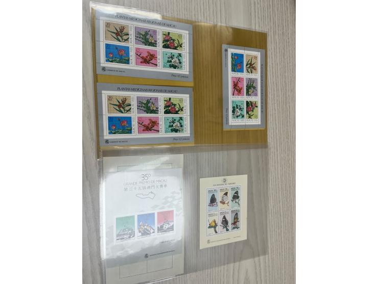 including Medicinal Plants, Butterflies, Grand Prix, Centenary of Macau Stamp and many others. With many duplicates. Mostly t